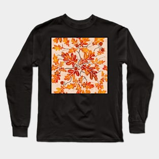 Fall Oak Branches Long Sleeve T-Shirt